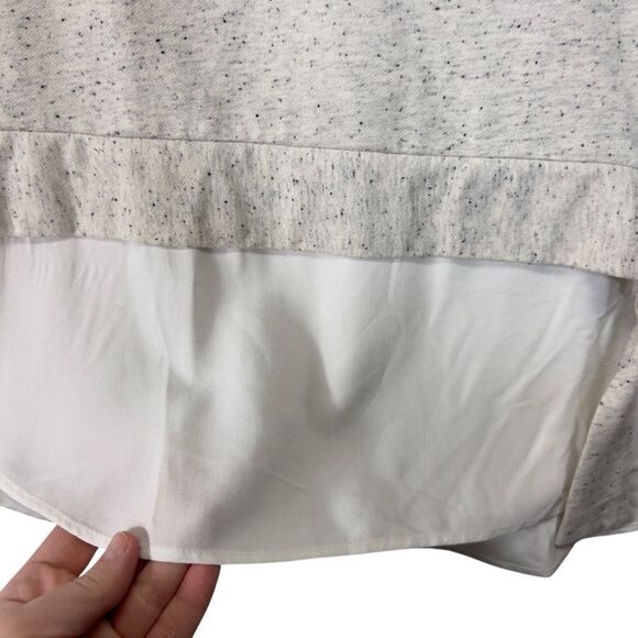 Nwt Ann Taylor LOFT Speckled Sweater in Light Grey with 3/4 Sleeves, Size small - Picture 5 of 12